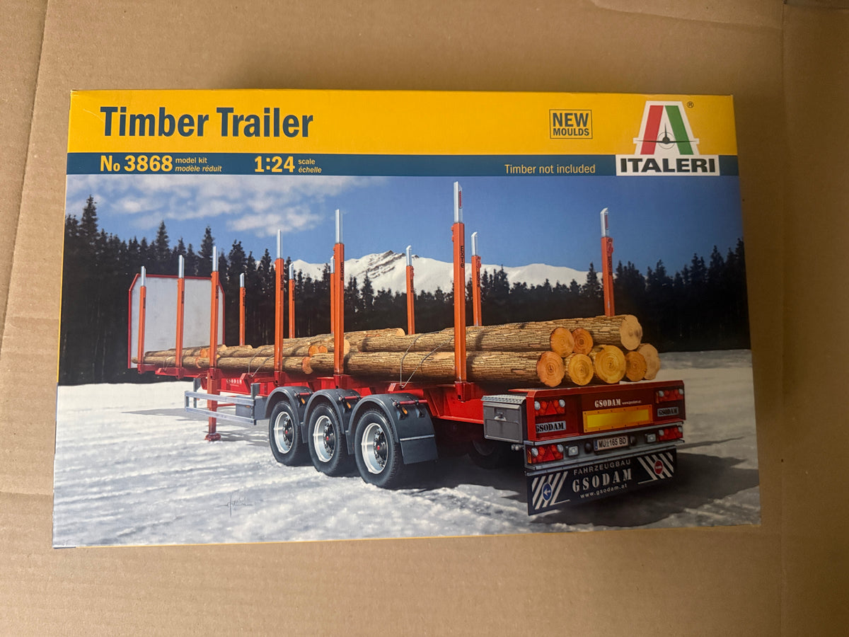 Italeri Timber Trailer 3868 box front