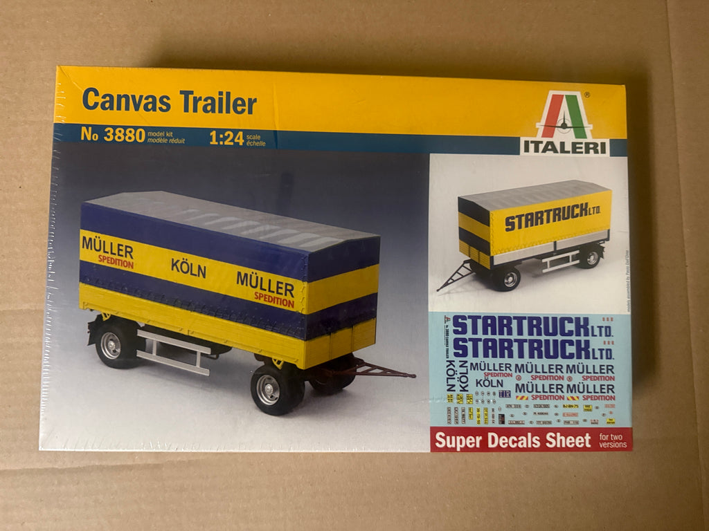 Italeri Canvas Trailer 3880 box front