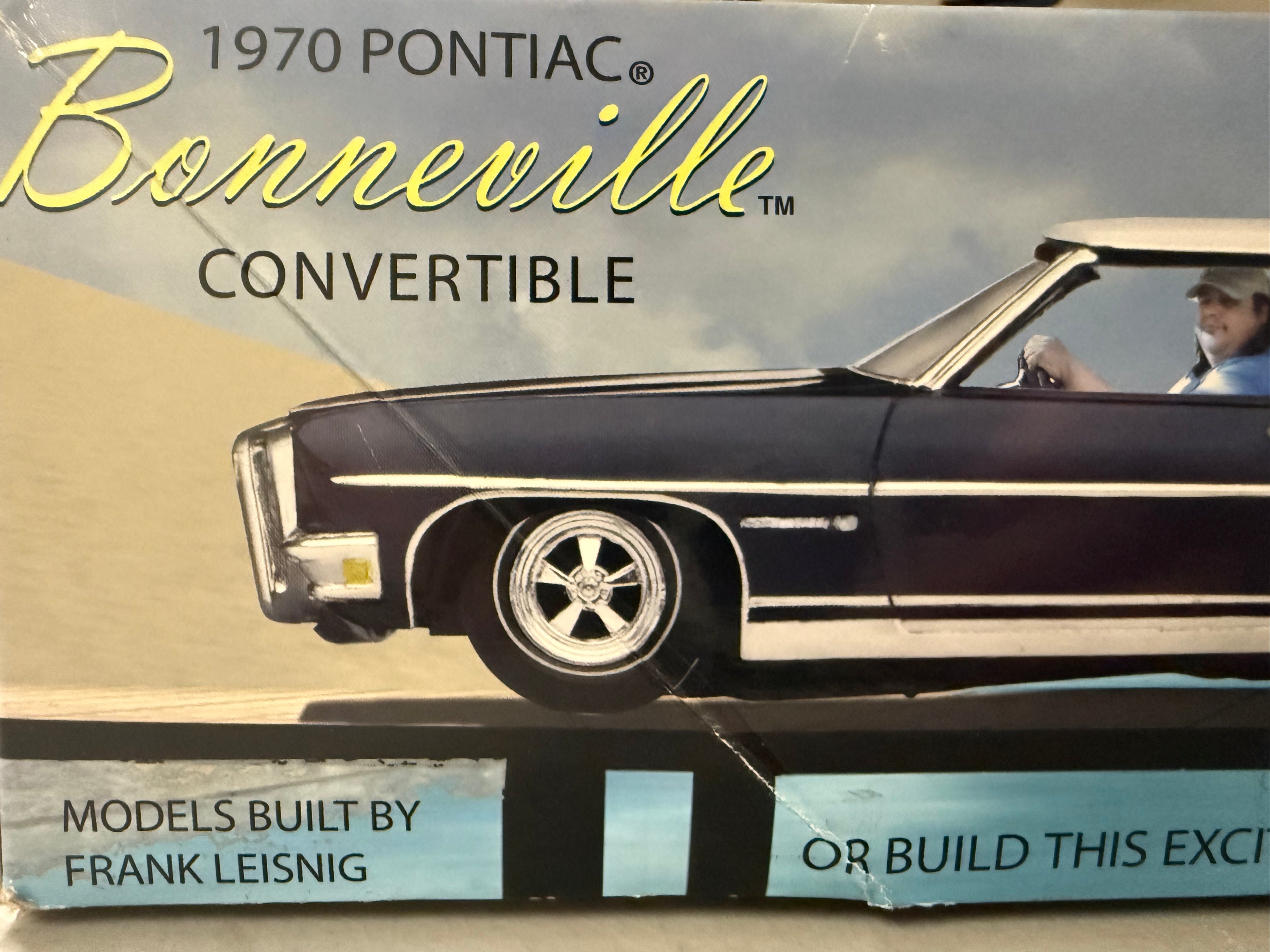 1970 Pontiac Bonneville Convertible box art close-up