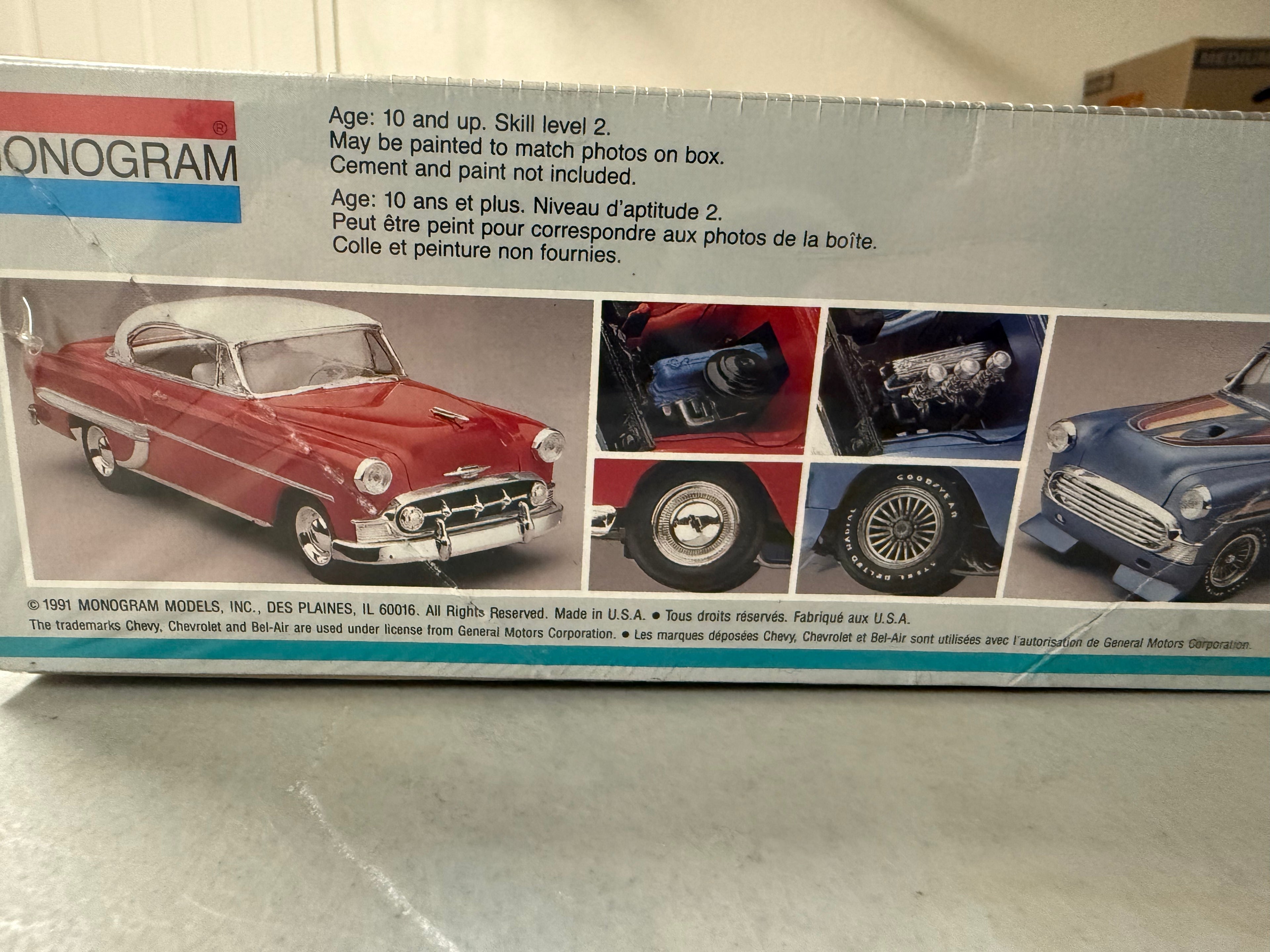 Monogram '53 Chevy box back