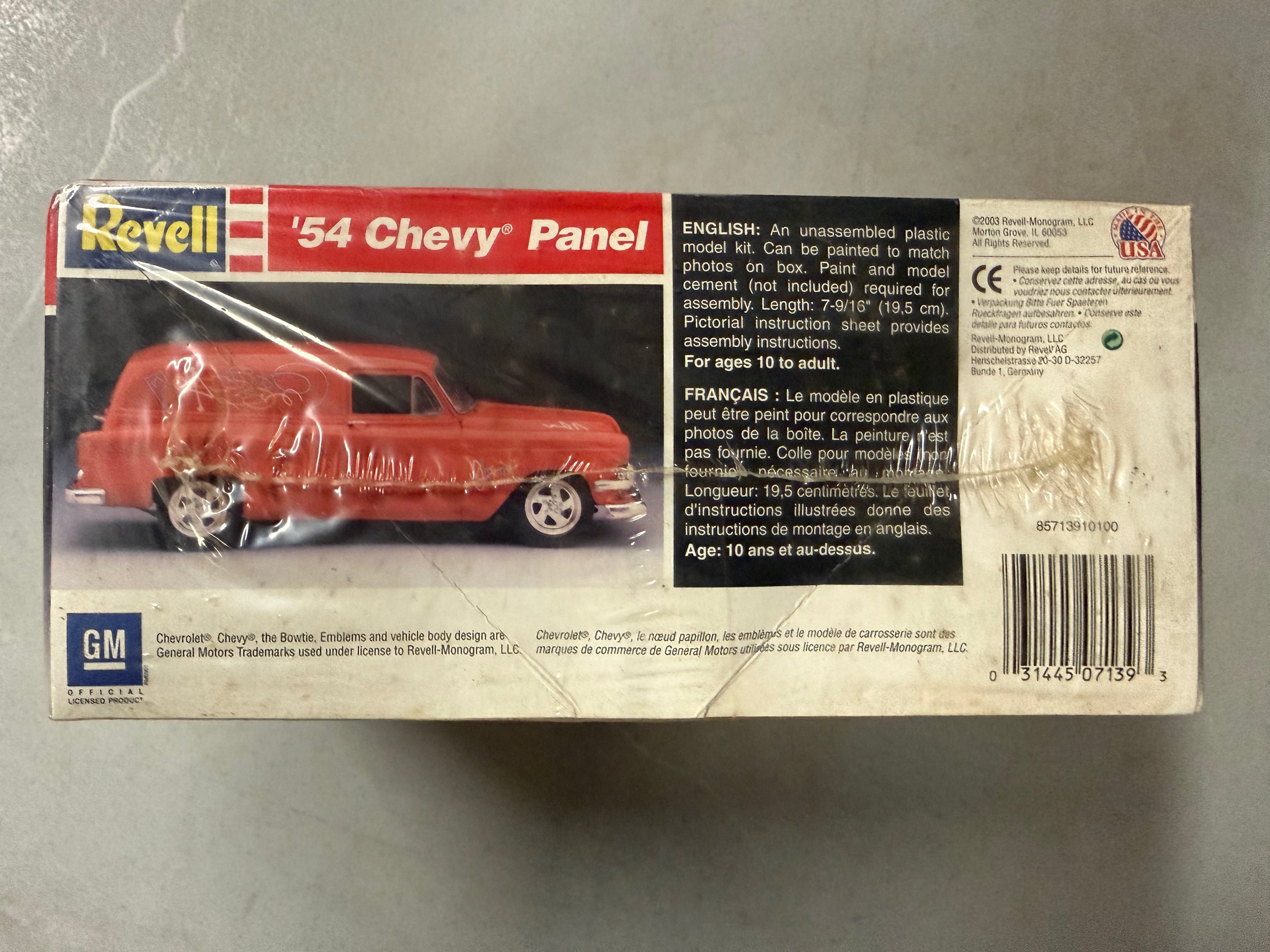 Revell '54 Chevy Panel box side