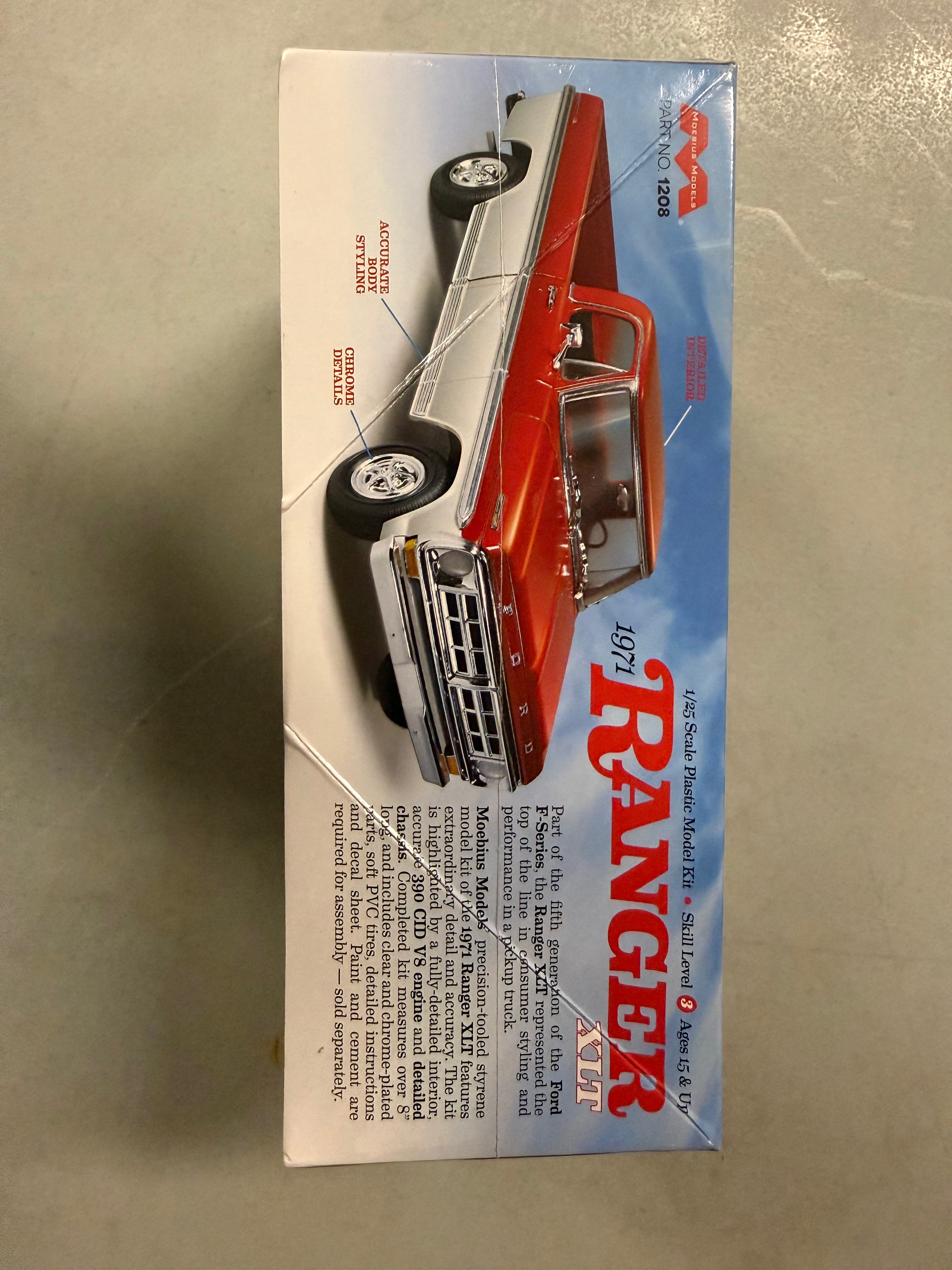 Moebius 1971 Ranger XLT side of box