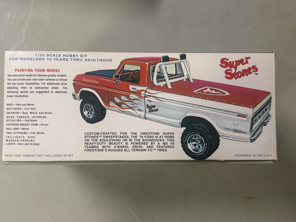 AMT Super Stones 1978 Ford side artwork