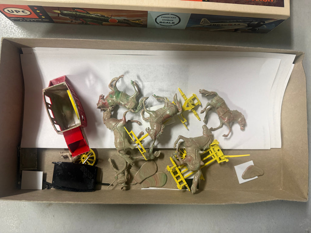 UPC Stagecoach contents - partially assembled