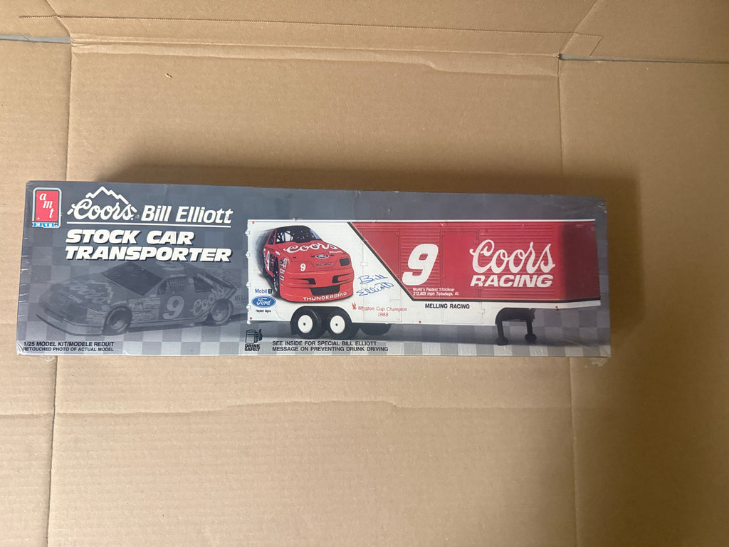 AMT Coors Bill Elliott stock car transporter box front