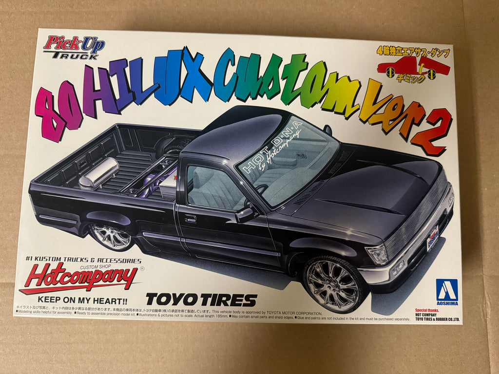 Aoshima 80 Hilux Custom Ver.2 box front