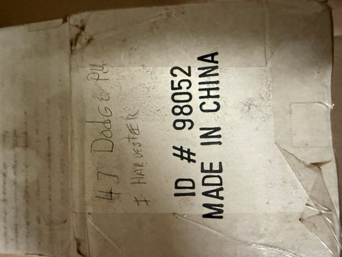 1947 Dodge Farmall box ID 98052