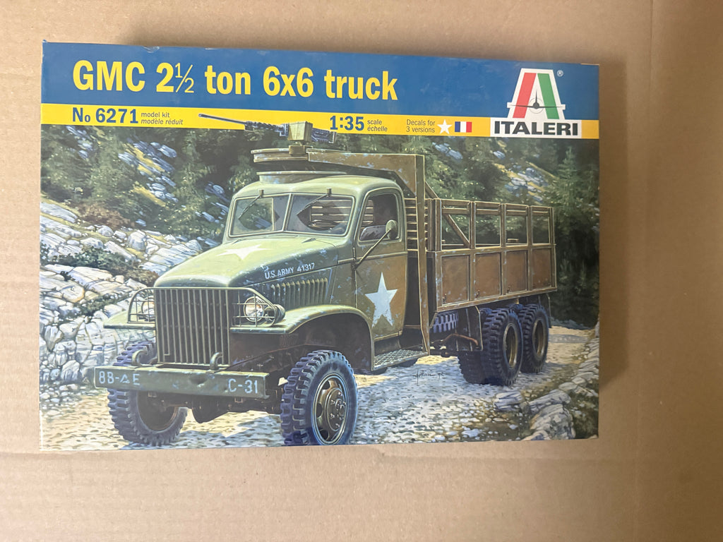 Italeri GMC 2.5 ton 6x6 6271 box front