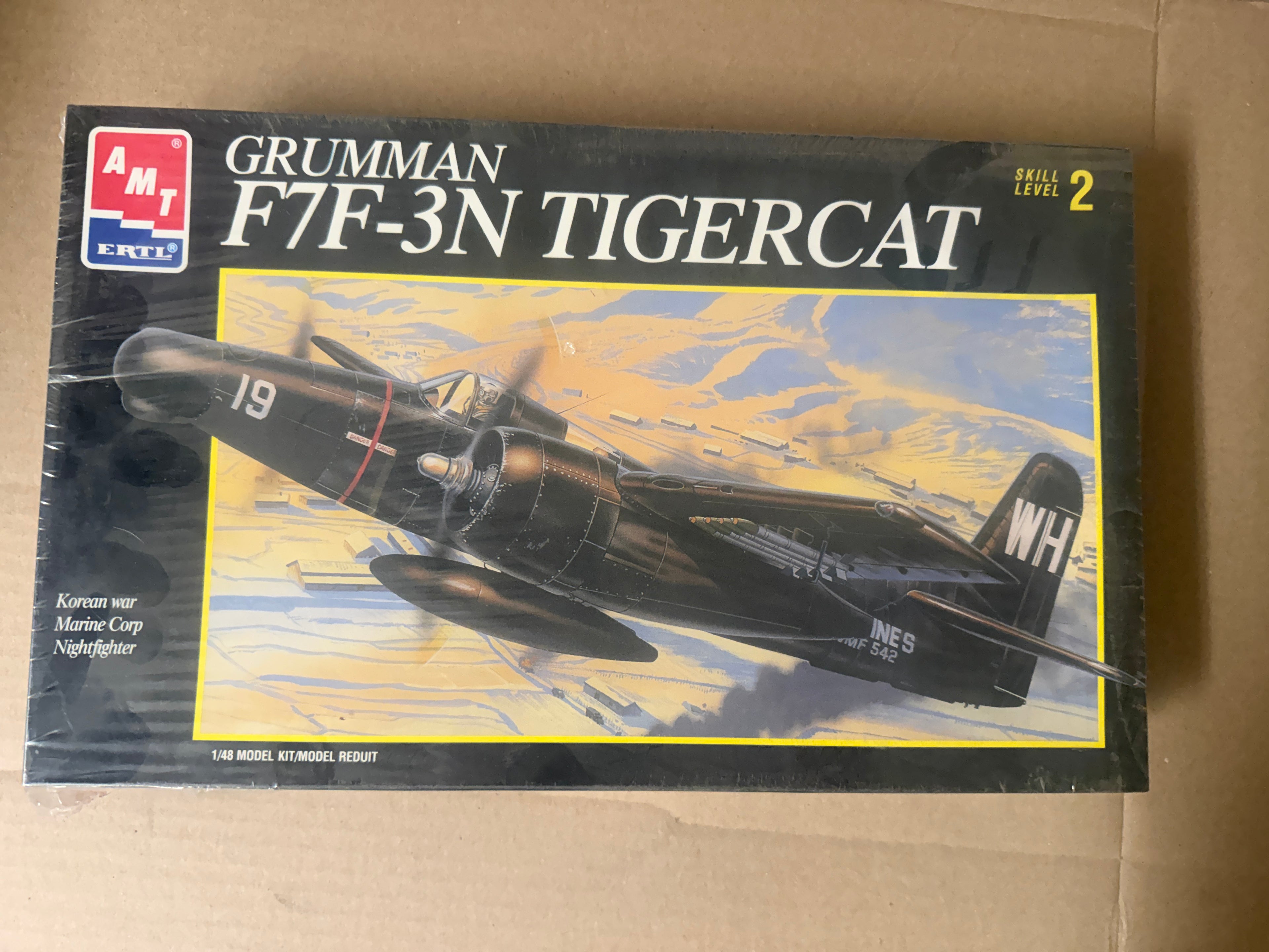 AMT Grumman F7F-3N Tigercat box front